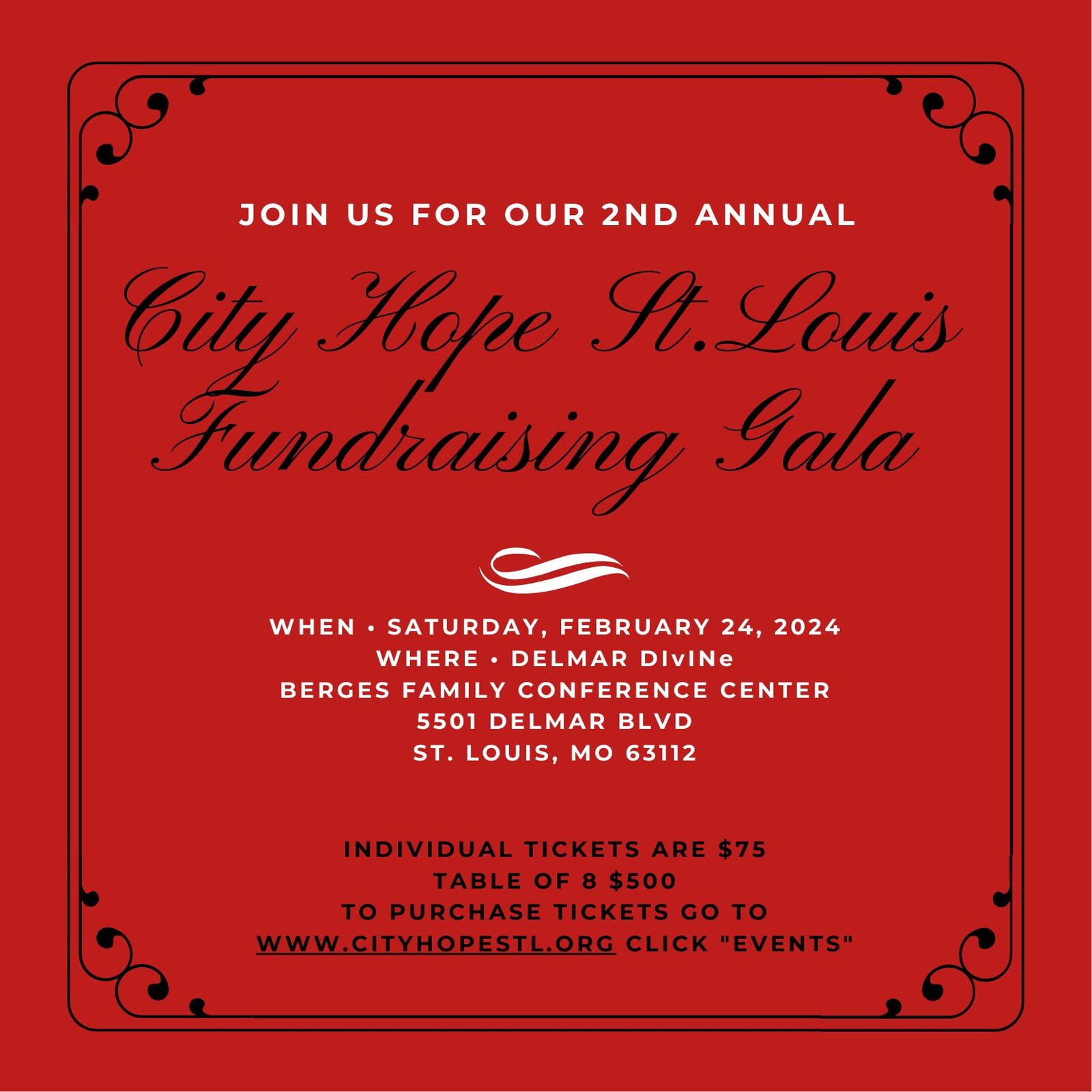 City Hope St. Louis 2nd Annual Fundraiser Gala